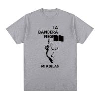 Camiseta Punk Rock Band De Verano Negra Con Estampado De Bandera Manga Corta Algodón Unisex Camiseta Casual Transversal - details 3
