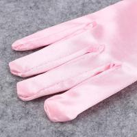 Guantes De Princesa Para Niños Vestido De Satén Con Lazo Guantes De Dama De Moda Unisex Talla De Muñeca Material Poliéster - details 4