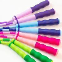 Cuerda De Saltar Ajustable De 2.8m Con Juego De Bambú Y PVC Suave Para Niños Equipo Deportivo Para Perder Peso No Se Enreda Fácilmente - details 6