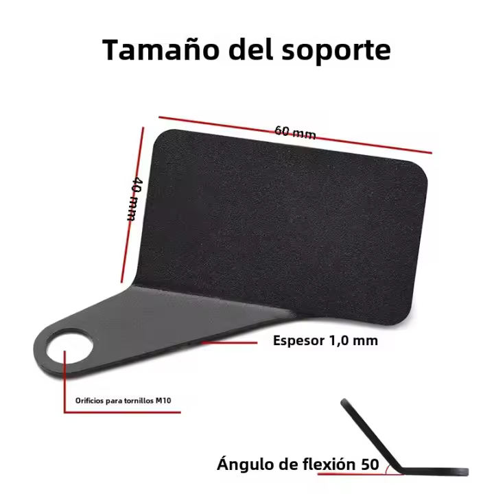 Sensor De Temperatura Para Motocicleta Mini 3 En 1 Tipo Fin Universal Para NMAX125 Medidor De Voltaje Y Tiempo Con Soporte Izquierdo/Derecho - 1