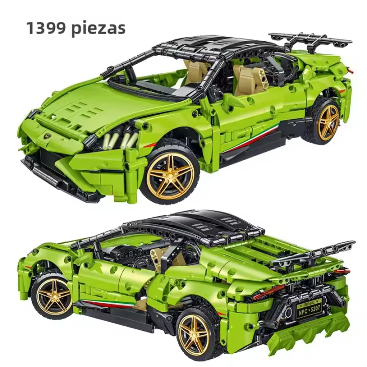 Kit De Construcción De Coche De Carreras Técnicas Super Mork Original 1397 Piezas Bloques De Construcción Para Niños Juguetes De Bloques De Pila Para Niños Y Niñas Regalos Para Niños - 1
