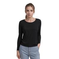 WAI 2 MARKET - Camiseta Interior Térmica para Mujer, Manga Larga, Cuello Redondo, Ropa Interior de Invierno, 96% Poliéster 4% Elastano, Cálida y Suave, Colores Básicos (Blanco, Negro, Rojo, Beige), Confort y Estilo para Climas Fríos - details 2