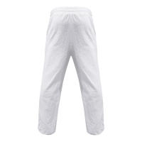 Pantalones de hombre de algodón y lino de estilo americano de talla grande, transpirables y absorbentes del sudor, de color sólido, pantalones casuales básicos de pierna ancha para hombre - details 6