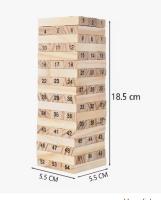 MesaTower para niños y adultos, juego de apilamiento de mesa de 54 piezas para juegos familiares - details 2