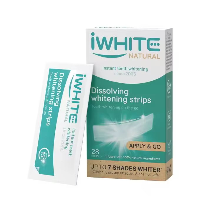 iWhite Tiras Blanqueadoras Dentales Disolubles - 28 Tiras - 1