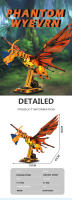 Bloques De Construcción Dragon Phantom Wyevrn Serie Medieval Middle-earth Modelo De Escritorio Juguete De Montaje Para Regalos Para Adultos Y Niños - details 0
