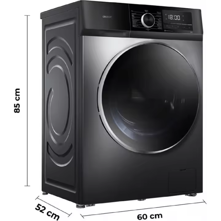 CECOTEC 02467 - Lavadora Bolero DressCode 8500 Inverter Steel A - 1