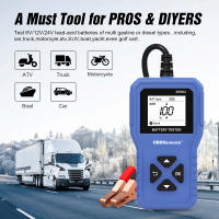 OBDResource Tester De Batería De Coche BR502 OBD2 Analizador De Sistema De Batería 6V 12V 24V 100-2000 CCA 2Ah-220Ah Herramienta De Diagnóstico Automotriz - details 0