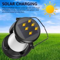 Lámpara De Camping Solar Portátil Impermeable Con Luz Retro De Caballo Iluminación Exterior Recargable Por USB Para Hogar Y Tienda - details 5