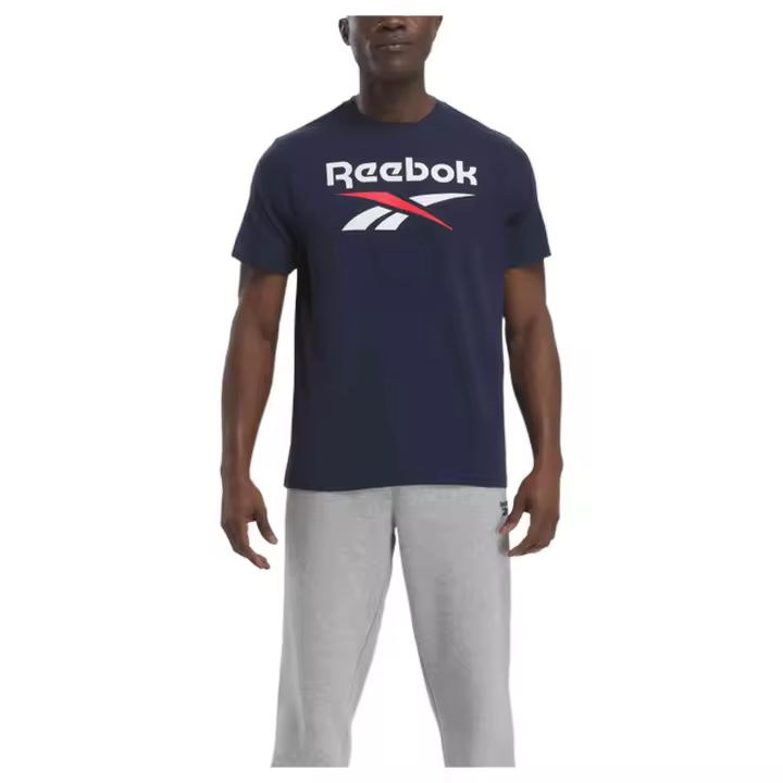 Camiseta marca Reebok modelo 100071176 para hombre en color azul - 1
