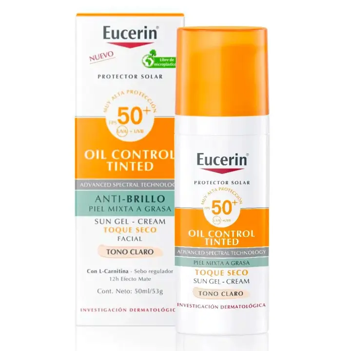 Eucerin Sun Oil Control Color Claro SPF50 50ml - 1