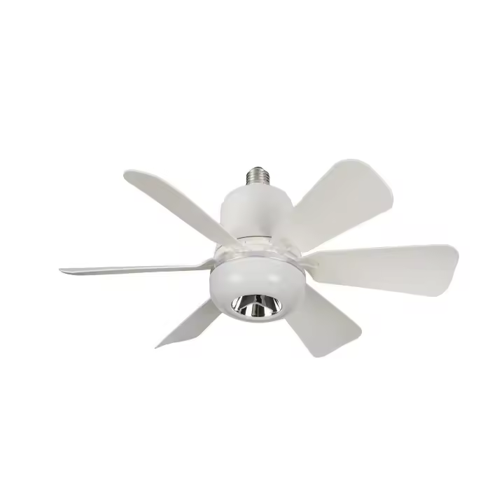 Ventilador de techo con luz y mando a distancia Silencioso - Lámpara de techo Salón techo temporizado Ventilador de techo de una sola luz Verano/Invierno Para Dormitorio Cocina Comedor - 1