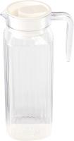 Jarra cuadrada de plástico para nevera con tapa-Jarra de 1,1 litros - details 4
