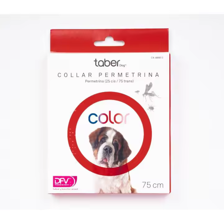 TABERDOG Collar Permetrina Rosa 75 cm (1 ud.) - 1
