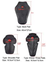 Almohadillas De Protección Para Rodillas Y Caderas Para Motocicleta Almohadillas De Reemplazo Para Pantalones De Motocicleta CE Certificación Adecuado Para Hombres Y Mujeres - details 3