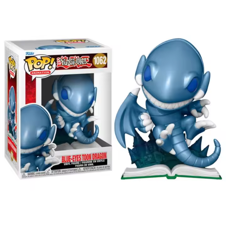 Funko pop animación yu - gi - oh blue eyes toon dragon 57648 - 1