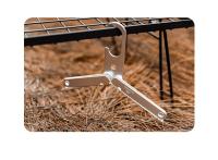 Hanger De Ropa Plegable Mountainhiker Para Camping Y Viajes Aleación De Aluminio Portátil Estandarte De Secado De Ropa Accesorio De Tienda De Acampar - details 11