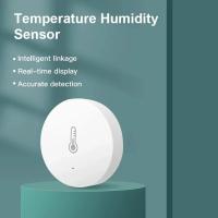 Sensor De Temperatura Y Humedad ZigBee Mini Tuya Para Interior Compatible Con Alexa Y Google Home Control Por Voz - details 0
