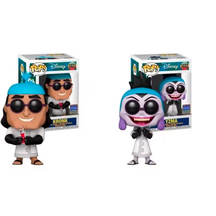 Funko  Pack MAd  Yzma Kronk scientist científicos Woundrous Convention exclusive Locuras Emperador Emperor New Groove    Disney Funko Pop Vinyl 1032 1033 - 1