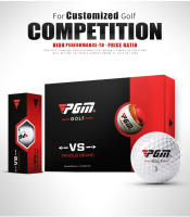 PGM Bola De Golf De Tres Capas Balones De Match Embalaje En Caja De Regalo Material De Goma Sintética Tipo De Bola Estándar Dureza 70 - details 7