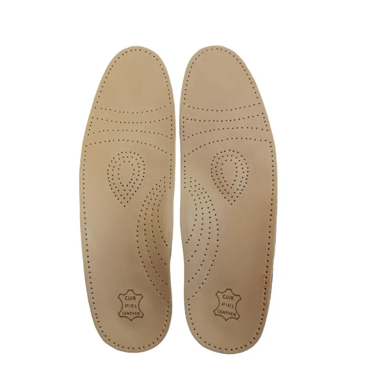 Wabfeet Plantilla Premium de Piel de Curtición Vegetal con Apoyo Metatarsal - Hombre y Mujer (Tallas 38 a 45) - 1