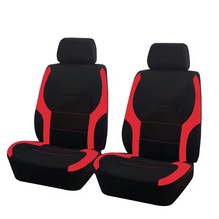 Cubiertas De Asiento De Coche Universal De Poliéster Diseño Deportivo Ajuste Para La Mayoría De Los Coches SUV Camiones Cuatro Estaciones Accesorios De Interior Para Coche - 1