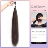 Bola De Enredado De Fibra Sintética Anillo De Pelo Natural Volumen Bajo Donut De Pelo Synthético Para Pelucas Tipo De Material: Fibra Resistente Al Calor - details 12