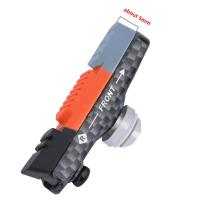 MEROCA Pastillas De Freno Para Bicicleta Sistema V Brake Material De Goma Resistente Y Silencioso Con Ranura Antisuciedad - details 2