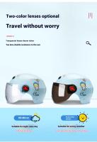 Nueva Casco Para Niños Y Niñas Casco De Moto De Medio Tamaño Para Electrónica De Recreo Protección De Cuatro Estaciones Material ABS - details 5