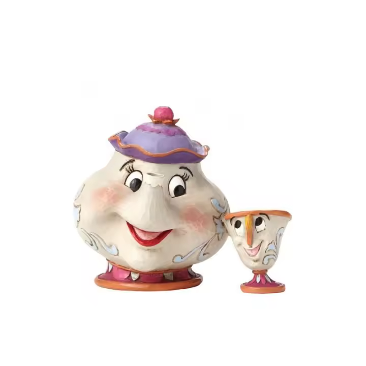 Figura enesco disney la bella y la bestia mrs potts & chip - 1