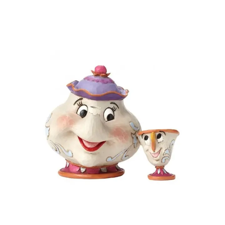Figura enesco disney la bella y la bestia mrs potts & chip - 1