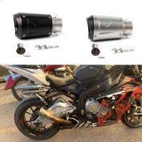 Pipé De Escape Para Motocicleta Universal 60mm En Fibra De Carbono Adecuado Para Carreras Tubo De Escape De Moto CBR600F MT07 Z800 R6 - details 2