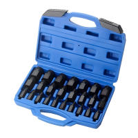 Podofo 25Pcs Screw Extractor Set, Hex Head Multi-Spline Easy Out Bolt Extractor Set, Damaged Screw Extractor Set, Cr-Mo Rounded Bolt Remover - details 4
