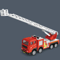 Mini Camión De Bomberos Con Retroalimentación Para Niños Juguete De Vehículos De Ingeniería De Emergencia Conjunto De Camiones De Construcción Regalo Para Niños - details 1