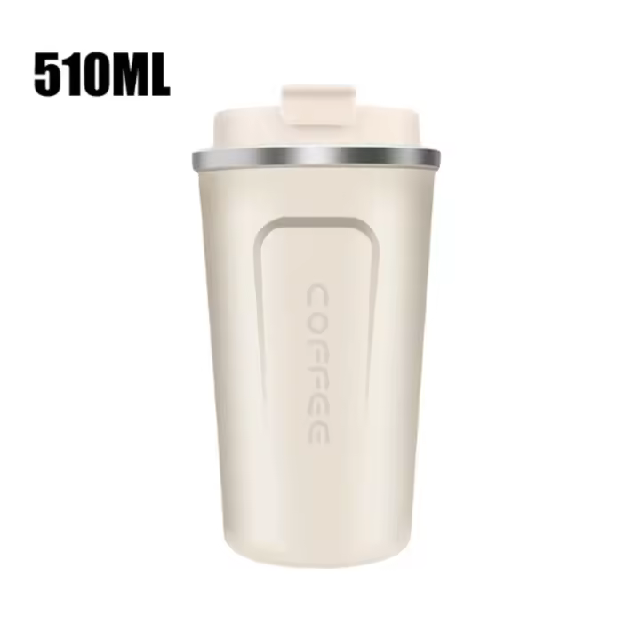 Taza Termo De Acero Inoxidable Para Viaje Con Capacidad De 380/510ML a Prueba De Fugas Para Té Agua Café Thermo Cafe Car - 1