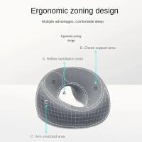 Almohada De Espuma De Memoria Para Descanso Ergonómico Y Masaje Cabeza Y Cuerpo Soporte Para Belleza En Salón De Belleza - details 5