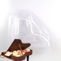 Molde Para Chocolate De Piano 3D Transparente Herramienta De Hornear Y Decoración De Pasteles Eco-amigable Fácil Desmoldado Y Limpieza Para Fabricación De Caramelos - details 0
