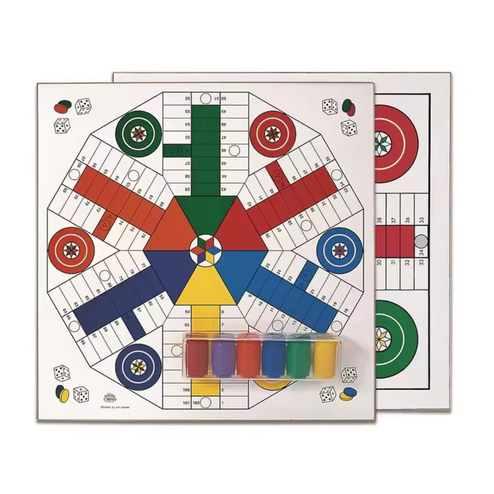 Tablero Parchís Madera 40x40 cm Cayro 134 Juguetes CAYRO - 1