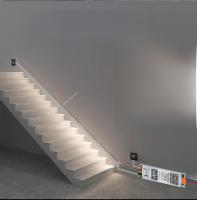 Tira De Luz LED 24V Con Sensor De Movimiento PIR Y Controlador De Carril Para Escaleras Efecto De Persecución WS2811 10M - details 1