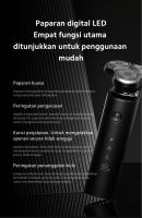 Afeitadora Eléctrica XIAOMI MIJIA S500 Trimmer De Barba Con Tres Cuchillas Cabeza Flotante Para Hombres Afeitadora Seca Y Húmeda Máquina De Afeitar - details 12