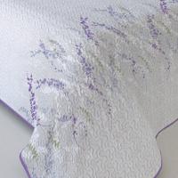 Colcha Bouti Modelo Palms Reversible Textil Blanca - details 2