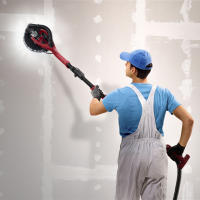 AREBOS Lijadora Jirafa Orbital de Pared y Techo TelescÃ³pica Lijadora de pared LED 750W 225 mm - details 18