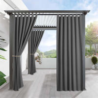 Cortina De Aislamiento Térmico Impermeable Al Aire Libre 1PC Para Patio Porche Pergola Cabana Decoración Tab Top Modern Style - details 0