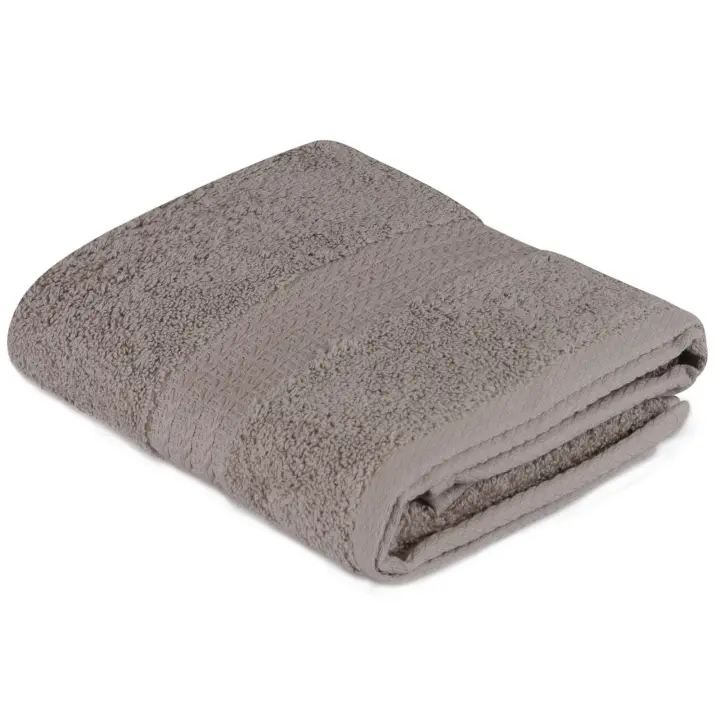 Wellhome Toalla Algodón Gris 50x90 Cm - Suave y Absorbente - 1