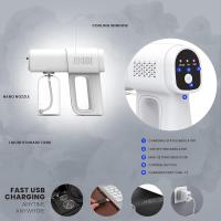 Profesional desinfectante Máquina nebulizador portátil nano pistola de vapor recargable pistola con Luz Azul - details 2