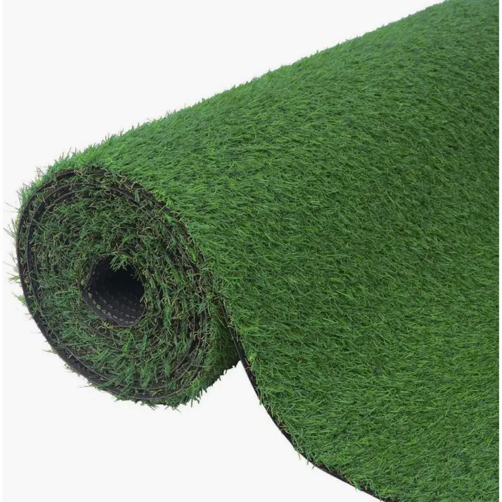 Rollo de Césped Artificial Barato exterior jardín terraza mascotas 20mm - [Ancho 100cm x10mt largo] - 1