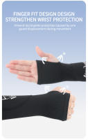 GOBYGO 1 Par De Protección De Braza Deporte Manga De Compresión Para Voleibol Baloncesto Soporte De Muñeca Entrenamiento Y Prueba Tamaño S/M L/XL Colores Negro/Azul/Naranja Rojo - details 7