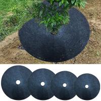 Anillo De Mulch Para Árboles No Tejido Barriera Antidesbarrapados Protector Mat Cubierta De Plantas Control De Malas Hierbas Jardinería 15cm-82cm - details 0