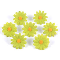 50Pcs Cabezas De Girasol Artificial Daisy Flor Silken Para Decoración De Bodas DIY Artesanía Y Decoración De Hogar - details 7