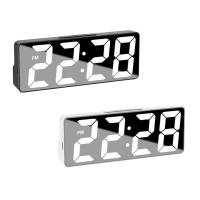 Reloj De Alarma Digital Multifunción Con Control De Sonido Modo Nocturno Temperatura Fecha Snooze 12/24H LED Para Escritorio - details 4